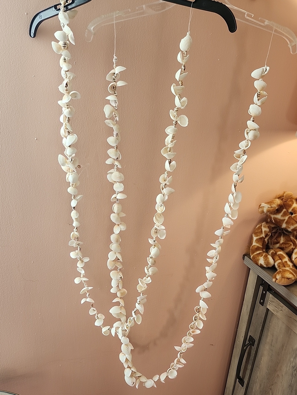 Seashell Garland String - White Shell Home Accent